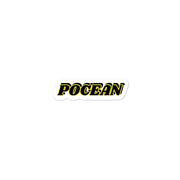 POCEAN sticker - (Black & Yellow)