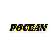 POCEAN sticker - (Black & Yellow)