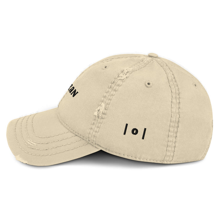 POCEAN Stitched Distressed Dad Hat